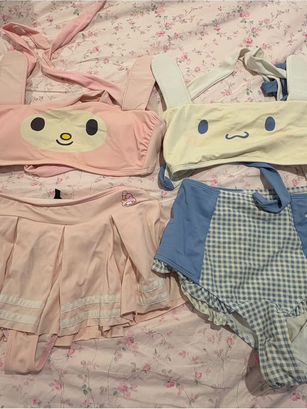 Cinnamoroll my melody swimsuit set